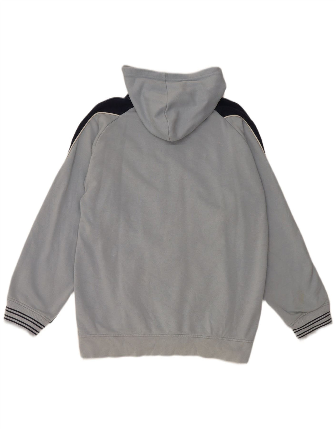 Свитер с капюшоном и молнией с графическим рисунком Nike для мальчиков 13–14 лет, синий цвет, XL, хлопок