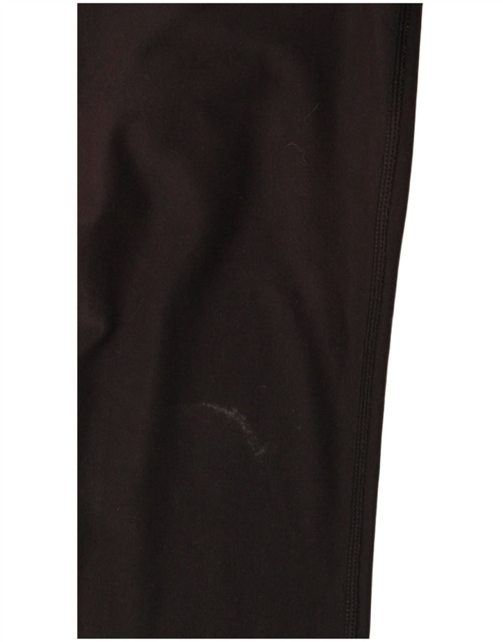 Женские леггинсы Nike Dri Fit UK 12, средние черные цветные блоки