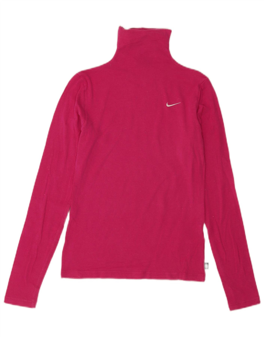 Женский топ с длинным рукавом Nike UK 8/10, маленький розовый хлопок