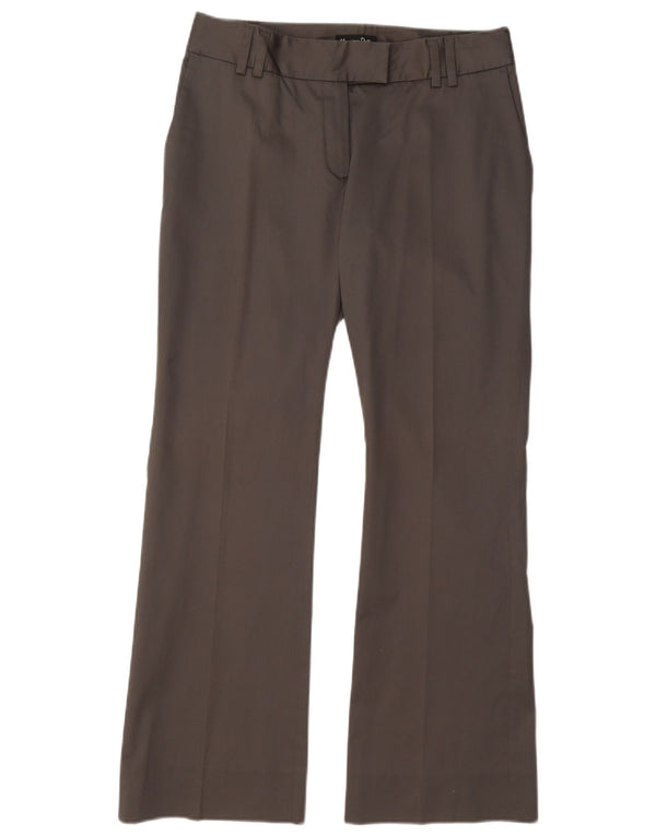 Massimo Dutti Женские повседневные брюки Bootcut EU 36 XS W26 L27 Серый хлопок