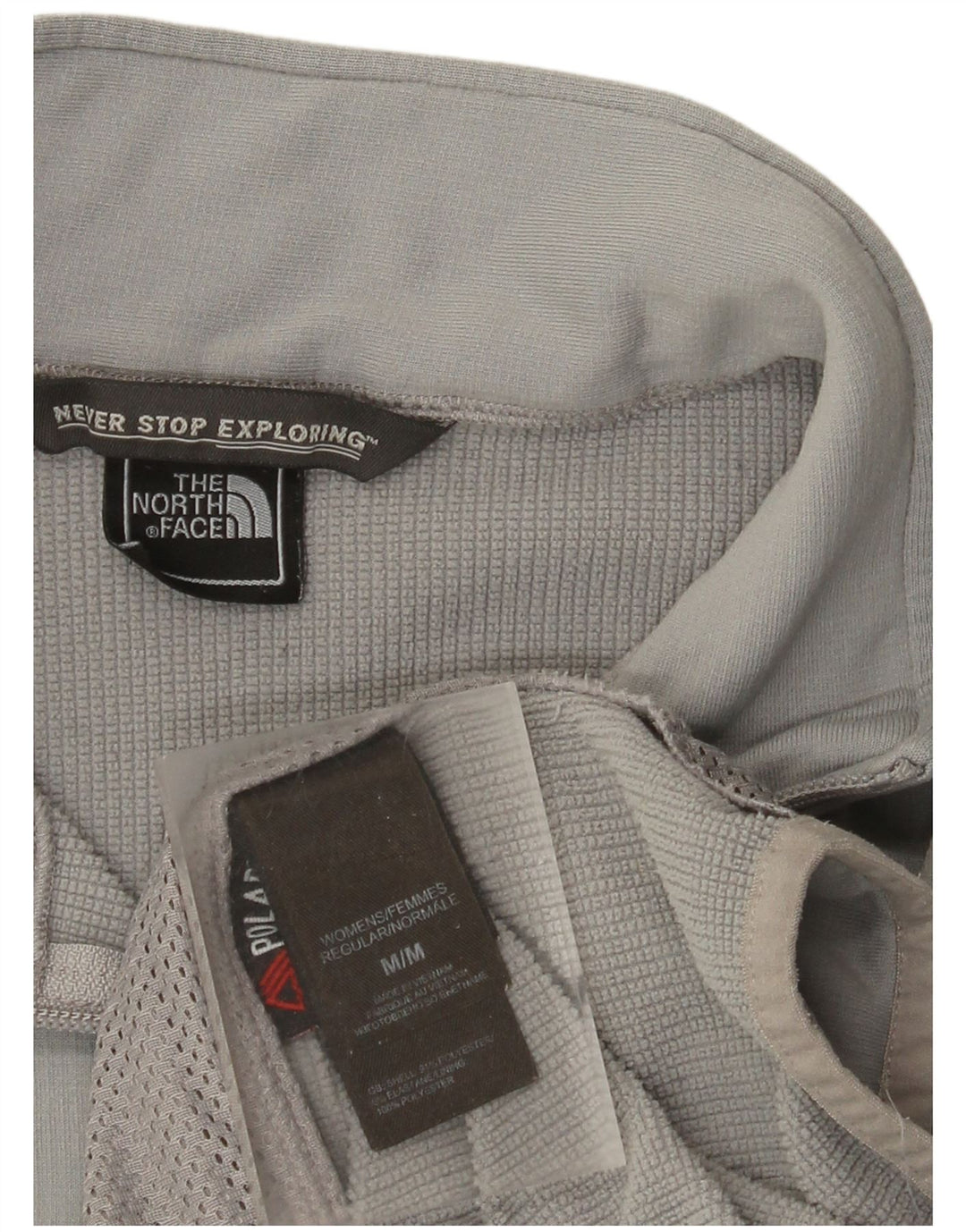 Женская спортивная куртка The North Face UK 14, полиэстер среднего серого цвета