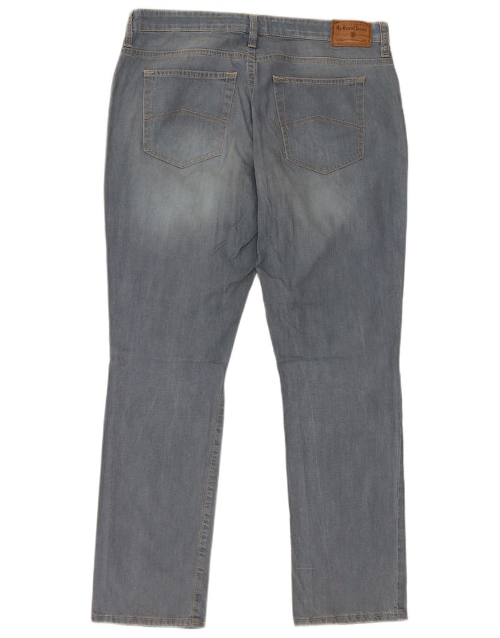 Мужские узкие джинсы Marlboro Classics W32 L29, синие, хлопок