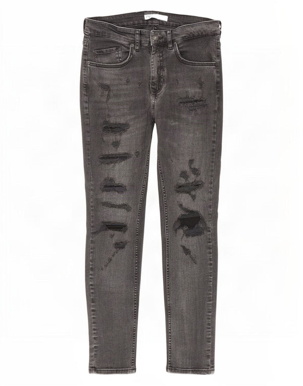 Мужские джинсы скинни Zara EU 40 Medium W31 L29 Серый хлопок