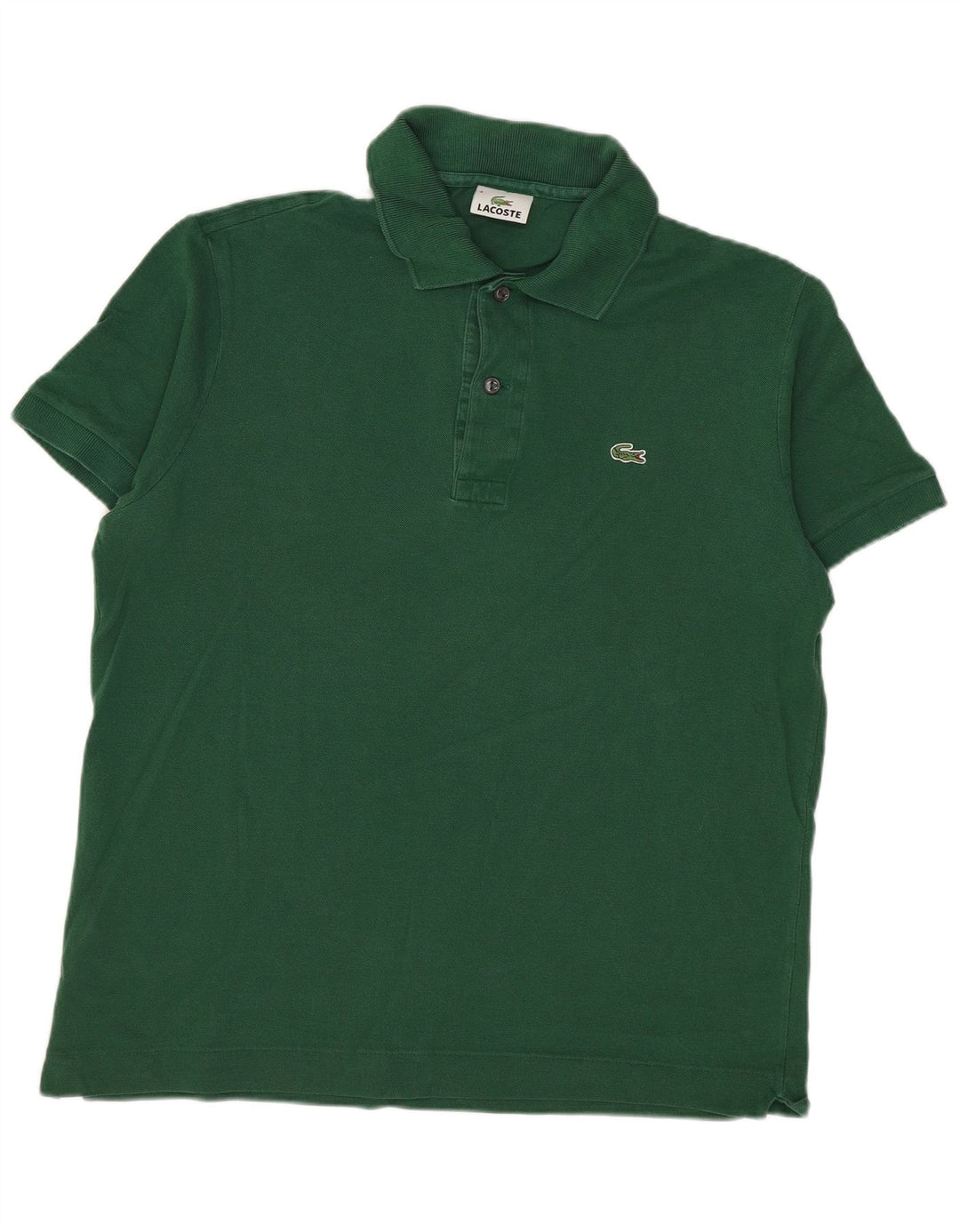 Мужская рубашка-поло Lacoste, размер 4, средний зеленый хлопок, хлопок