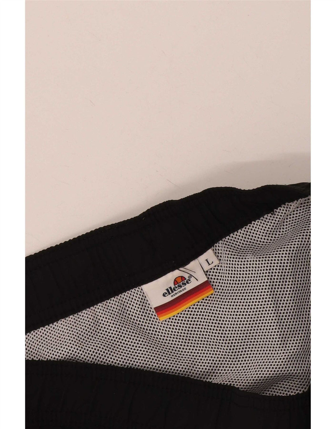 Мужские спортивные шорты Ellesse, большие черные цветные блоки