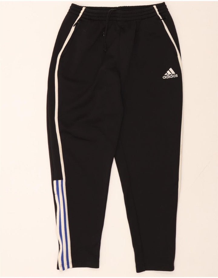 ADIDAS Mens Tracksuit Trousers UK 40/42 Medium  Black Polyester Vintage Adidas and Second-Hand Adidas from Messina Hembry 
