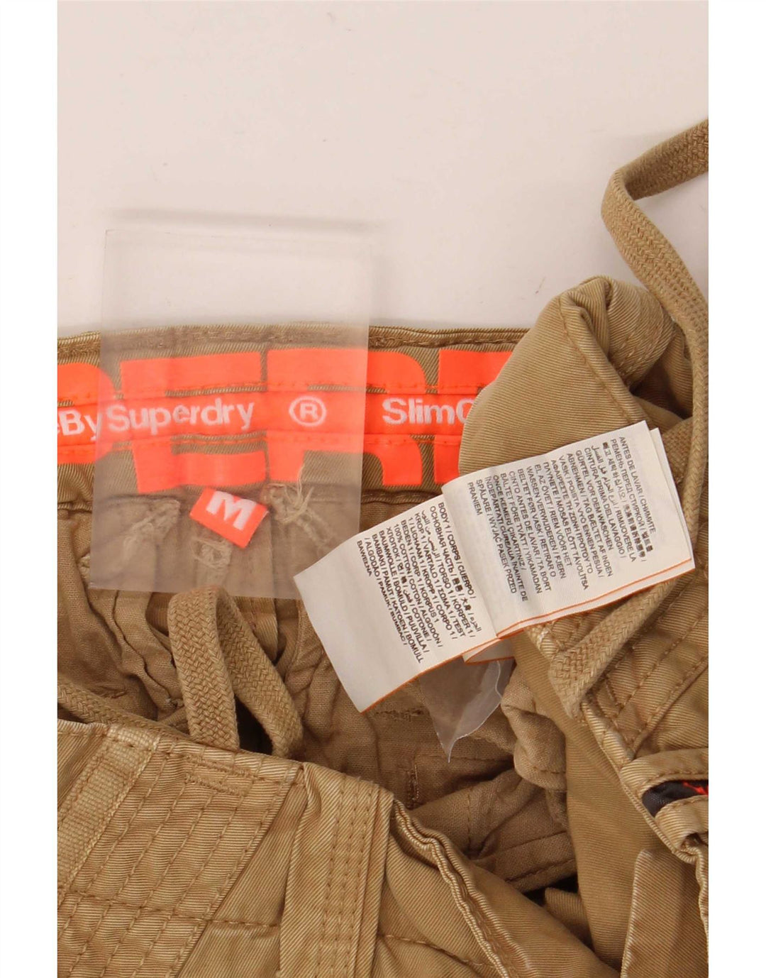 Мужские шорты карго Superdry Medium W36 Бежевые, хлопок