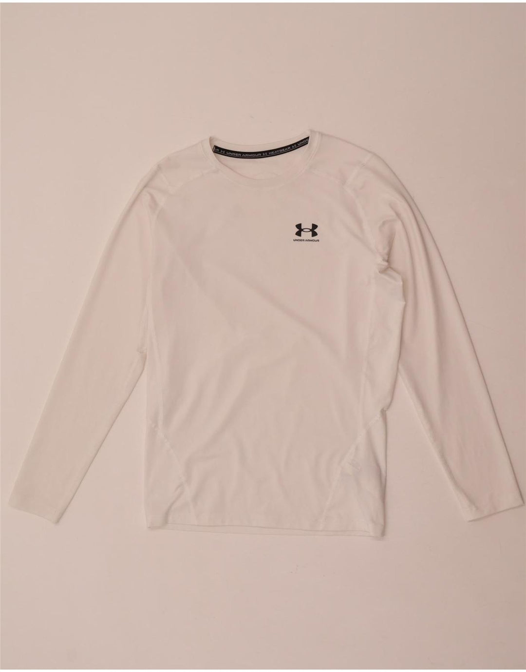 Мужской топ Under Armour Heat Gear с длинным рукавом XL, белый полиэстер