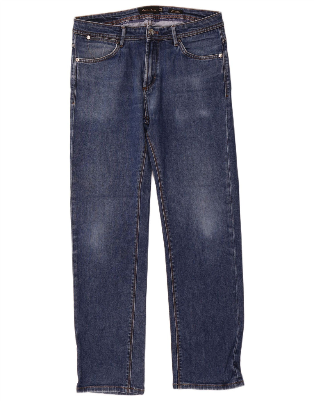Мужские прямые джинсы Massimo Dutti Regular Fit EU 40 Medium W31 L30 синие