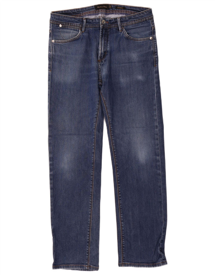 Мужские прямые джинсы Massimo Dutti Regular Fit EU 40 Medium W31 L30 синие