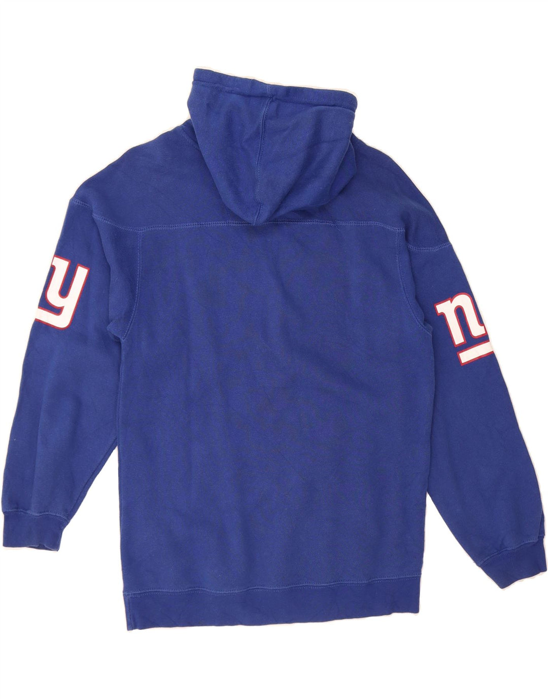 NFL TEAM APPAREL Boys Hoodie Jumper 10-11 Years Medium Blue Vintage NFL TEAM APPAREL and Second-Hand NFL TEAM APPAREL from Messina Hembry 