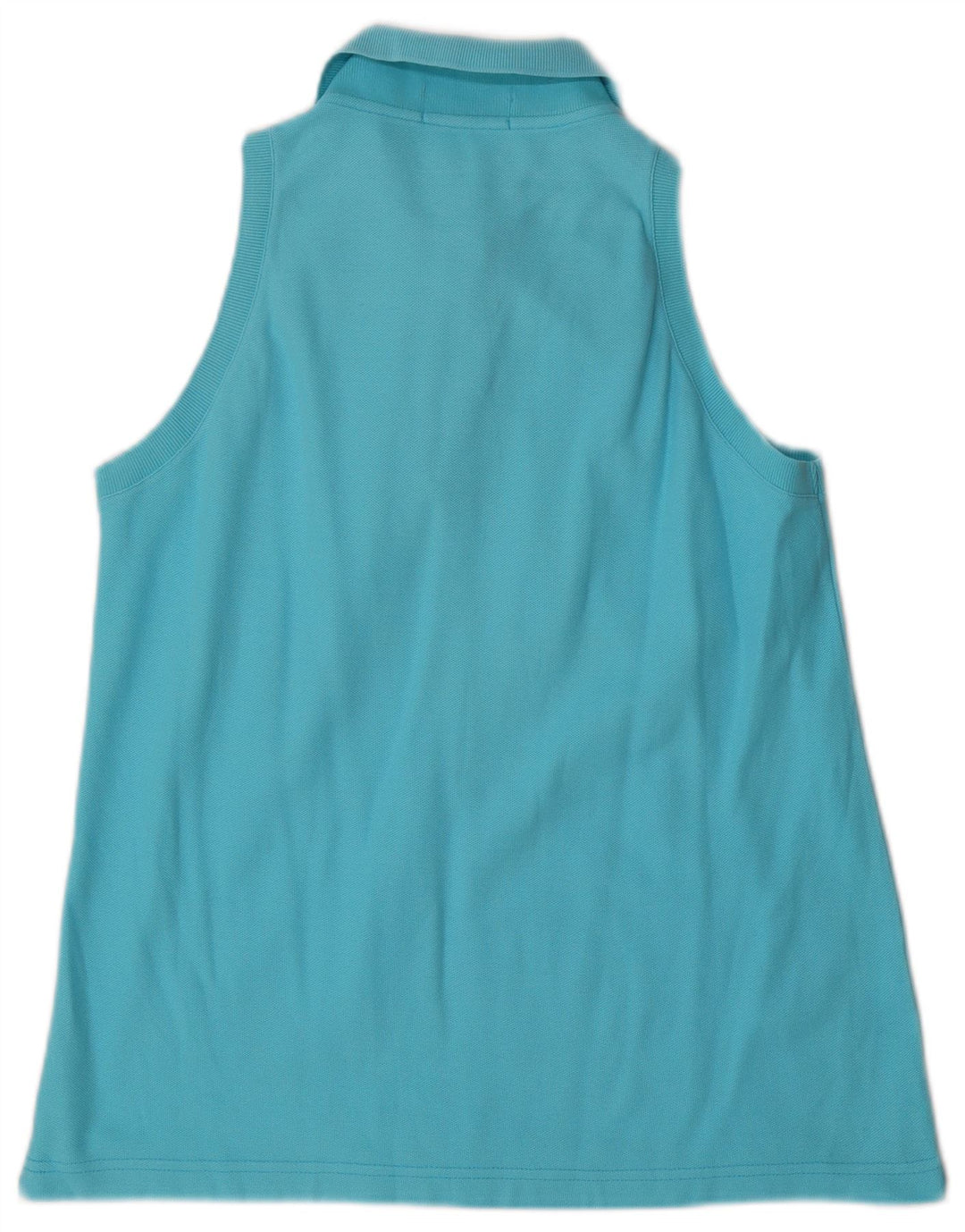 Женская рубашка поло без рукавов FILA IT 46, большая синяя, хлопок