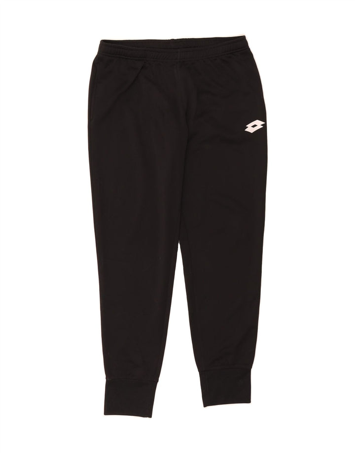 LOTTO Mens Tracksuit Trousers Joggers 2XL  Black Polyester Vintage Lotto and Second-Hand Lotto from Messina Hembry 