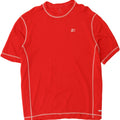 STARTER Mens T-Shirt Top Large Red Polyester Vintage Starter and Second-Hand Starter from Messina Hembry 