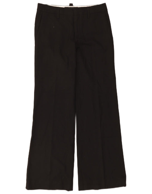 Женские повседневные широкие брюки Zara EU 38 Small W28 L32, черные