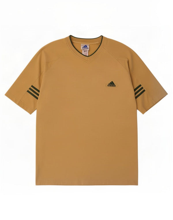 Мужская футболка Adidas Top UK 48/50 XL Бежевый хлопок