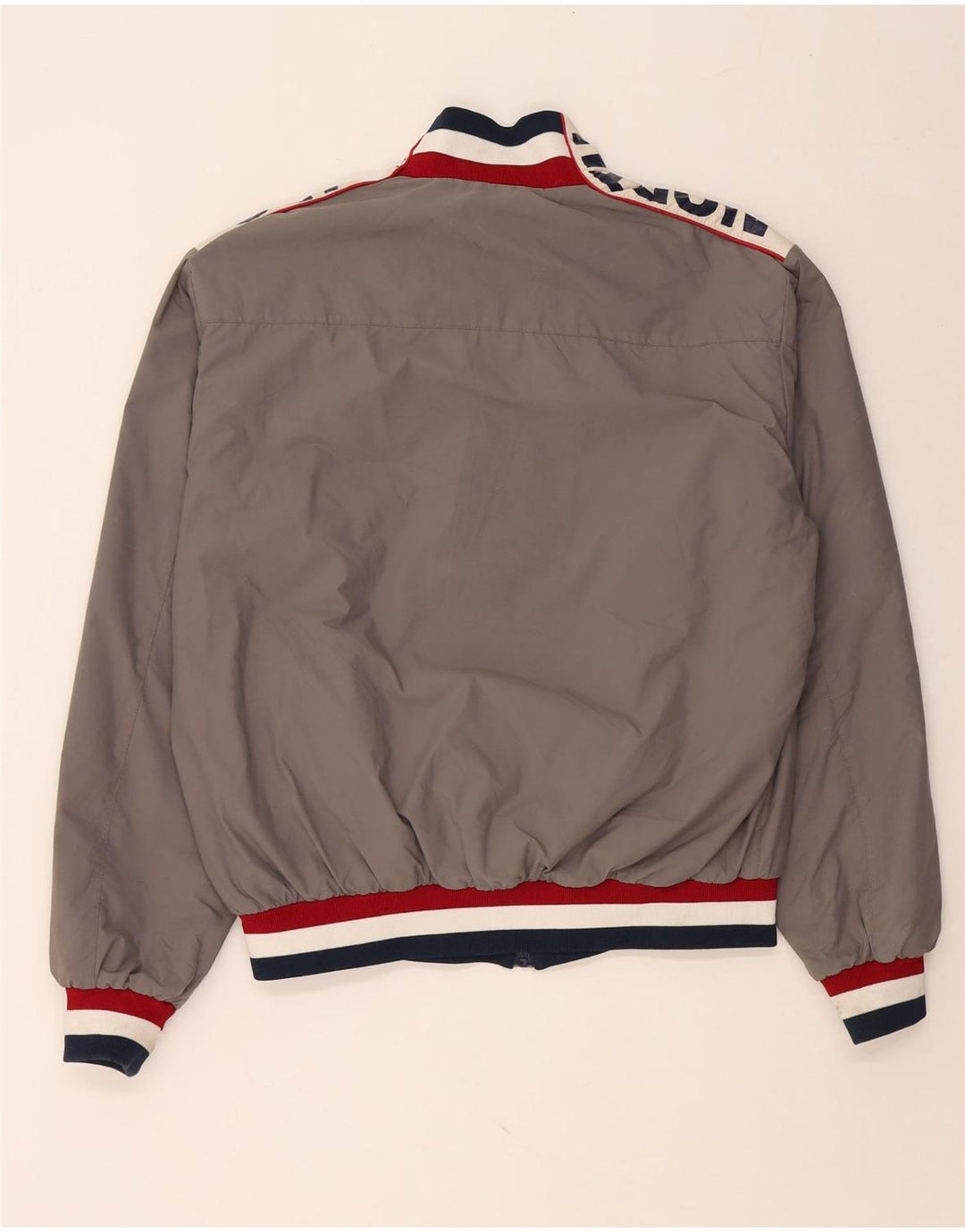 Мужской бомбер NORTH SAILS UK 42 XL, серый с цветными блоками, полиамид