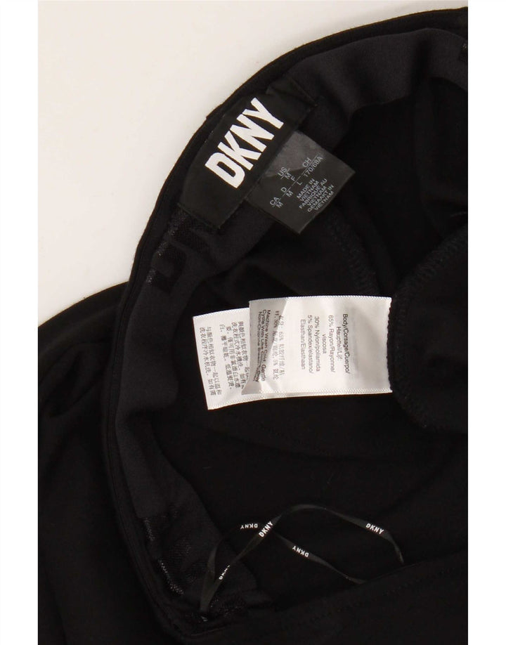 Женские леггинсы Dkny UK 14, средний черный вискоза