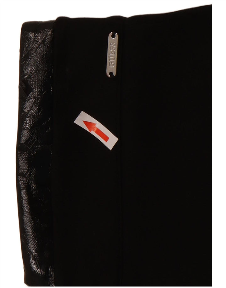 Guess Женская прямая юбка Medium W28 Черная вискоза