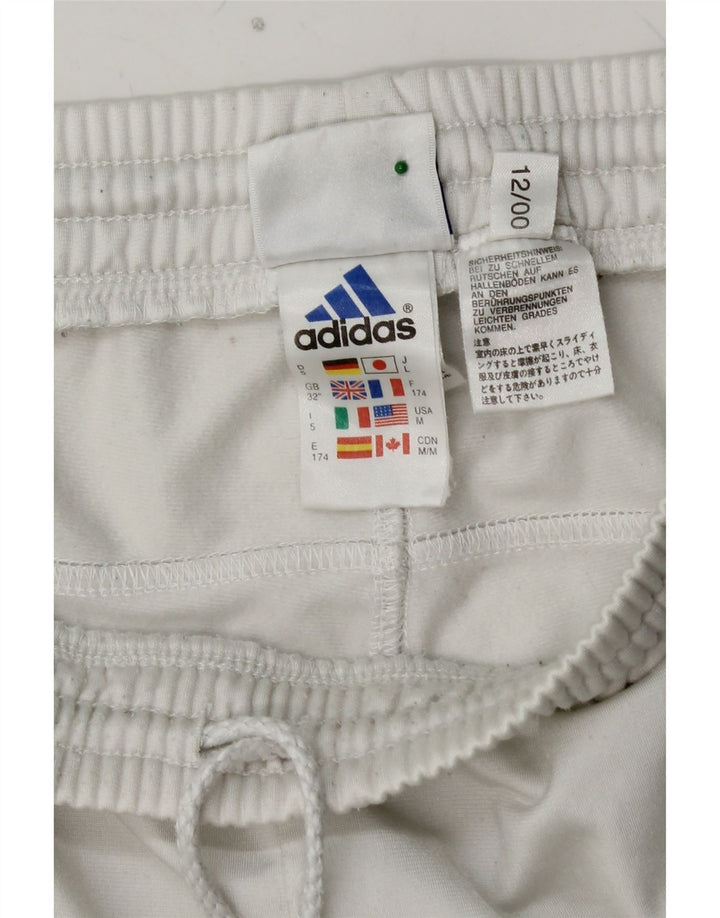 Мужские спортивные брюки ADIDAS, средний белый полиэстер