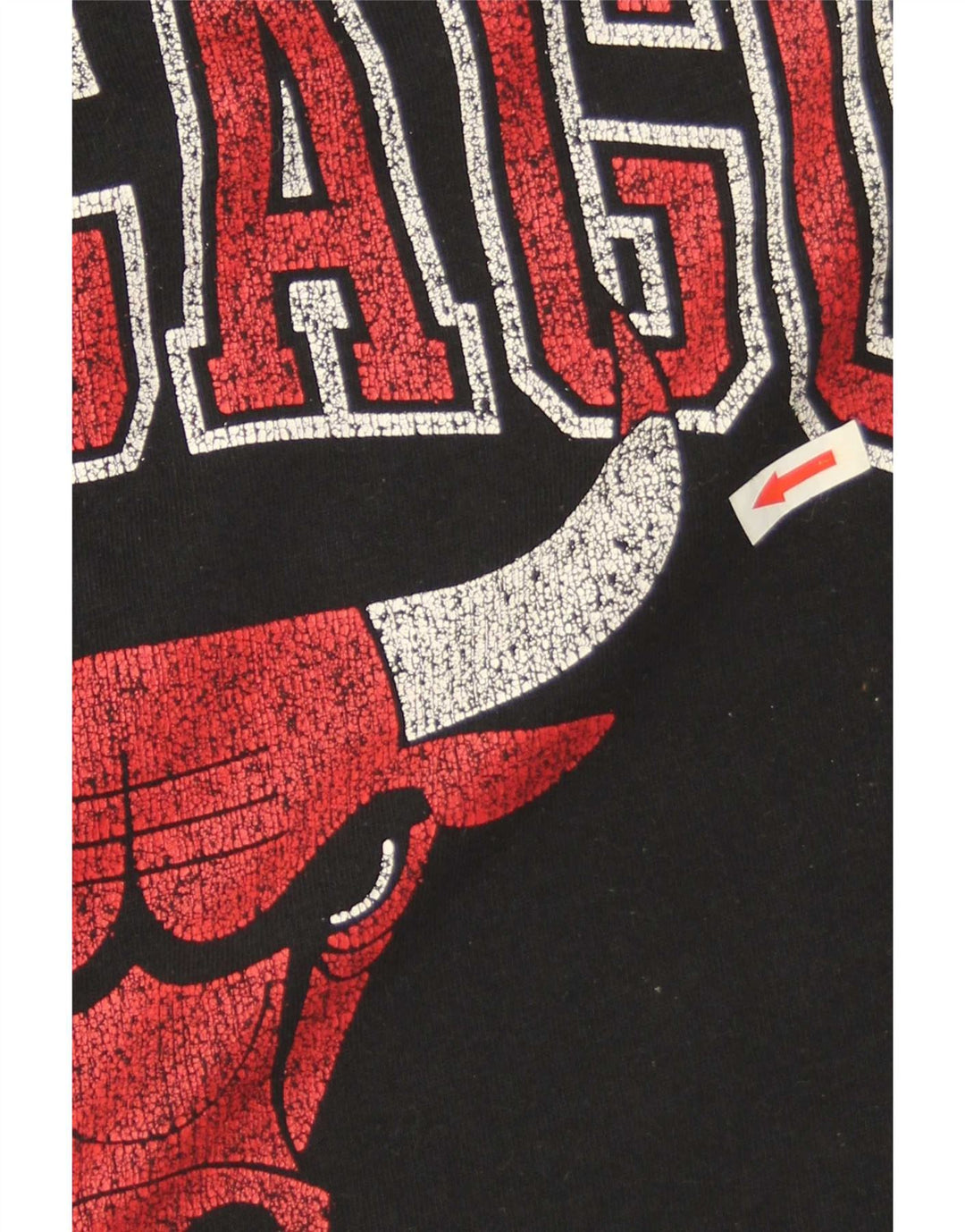 Мужской джемпер большого размера с графикой NBA Chicago Bulls, маленький черный
