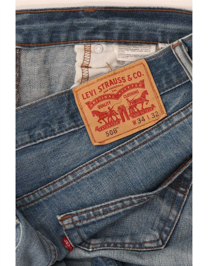 Мужские джинсы Levi's 508 Regular зауженные W34 L32 синие