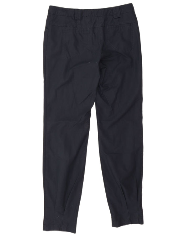 Topshop Женские узкие повседневные брюки UK 8 Small W28 L29 Темно-синий полиэстер