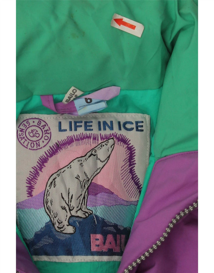 Женская водонепроницаемая лыжная куртка Bailo Gore-Tex IT 46, большая розовая с цветными блоками