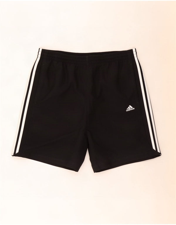 Мужские спортивные шорты Adidas Climalite, большие черные из полиэстера