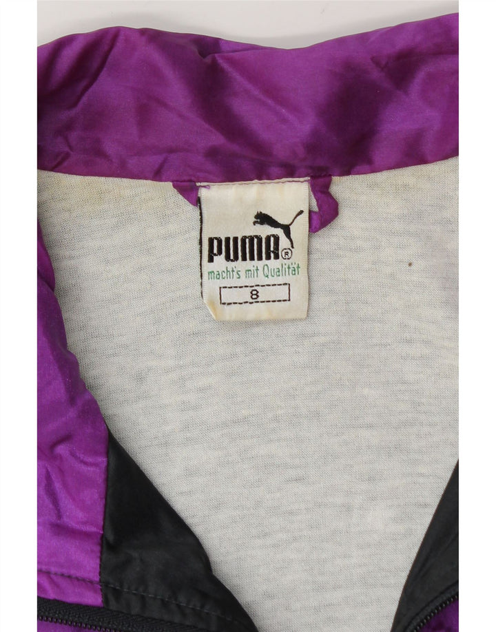 Мужской спортивный костюм оверсайз Puma, верхняя куртка, средний черный, полиамид с цветными блоками