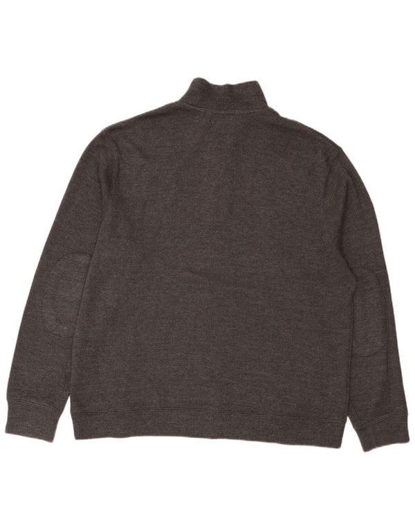 Мужской свитшот с воротником на молнии Pierre Cardin 2XL, серый хлопок