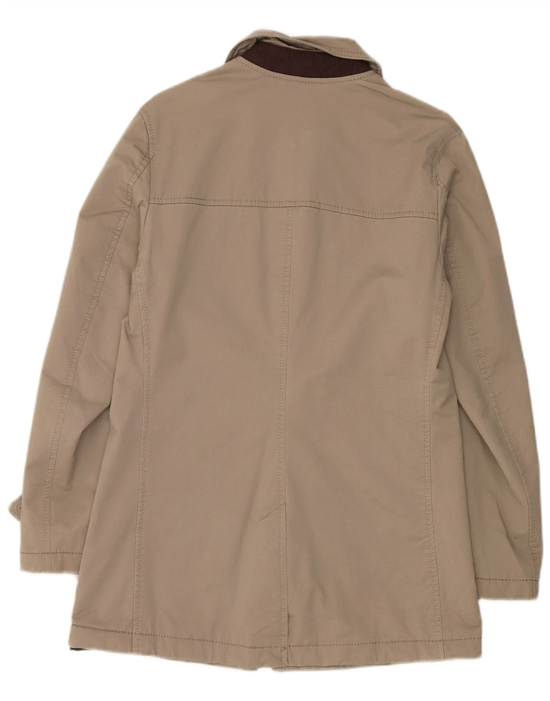 Мужское пальто Zara UK 36, маленькое, бежевое, хлопок