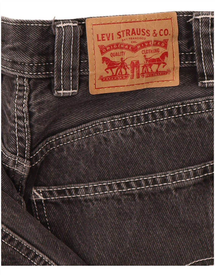 Женские зауженные джинсы-карго Levi's W25 L26, серый хлопок