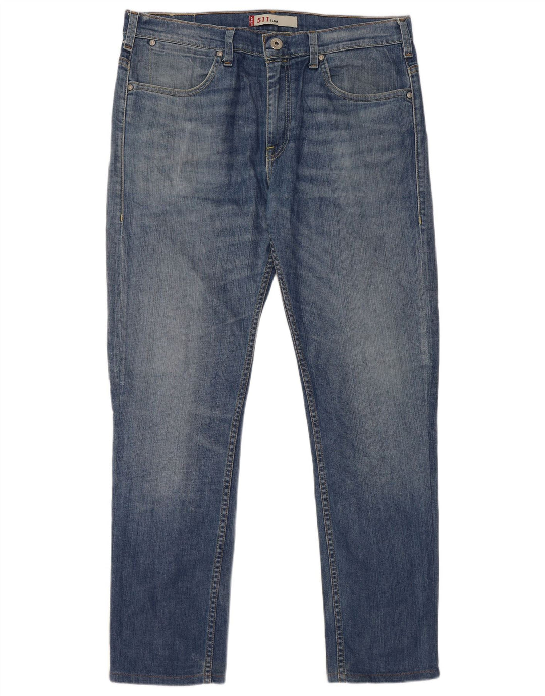 Мужские джинсы Levi's Slim 511 W38 L34 синие, хлопок