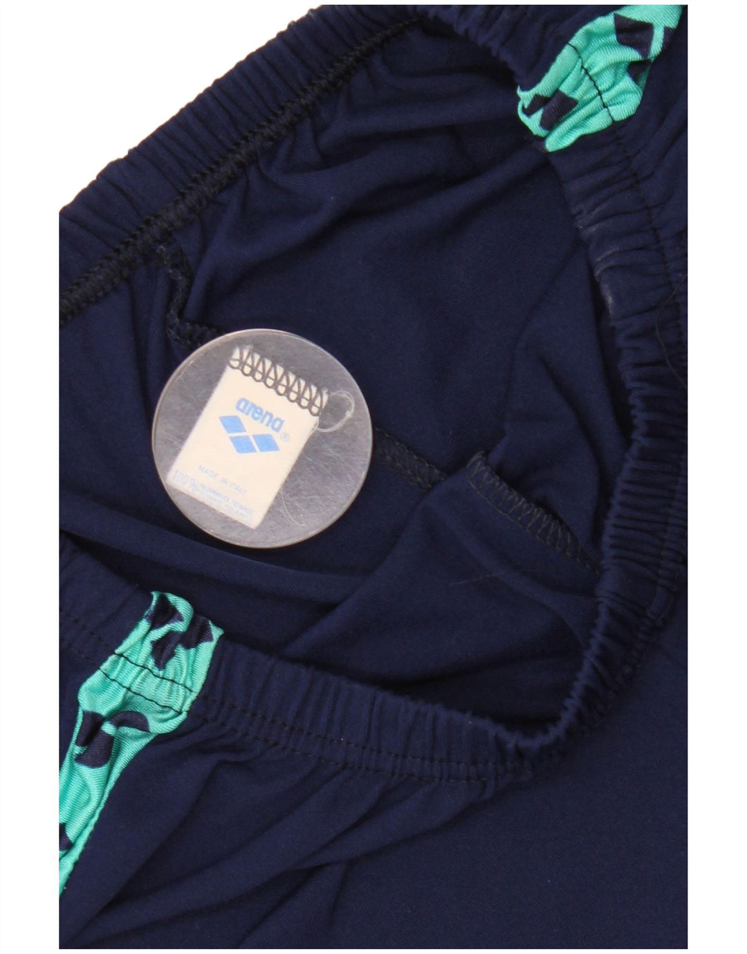 Женские леггинсы Arena с графическим рисунком IT 46, большой размер, темно-синий, полиамид с цветными блоками