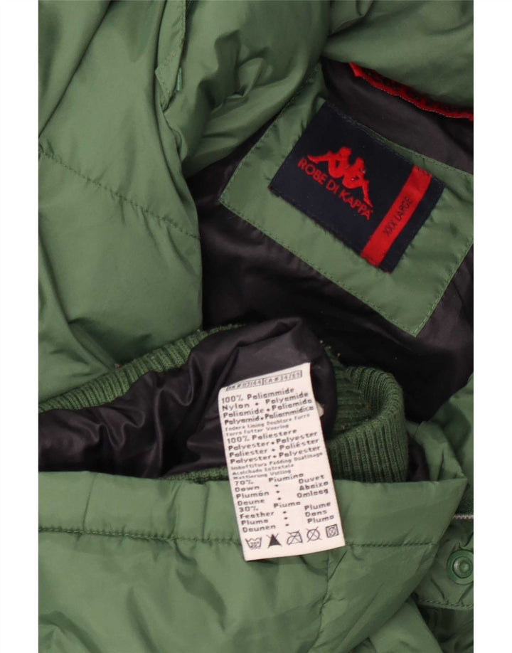 Мужская стеганая куртка Kappa UK 46 3XL Зеленый Полиамид
