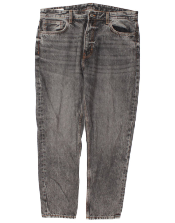 Мужские зауженные джинсы Zara EU 46 XL W36 L30 серые, хлопок