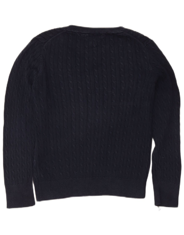 Женский джемпер с v-образным вырезом Tommy Hilfiger UK 18 XL Темно-синий