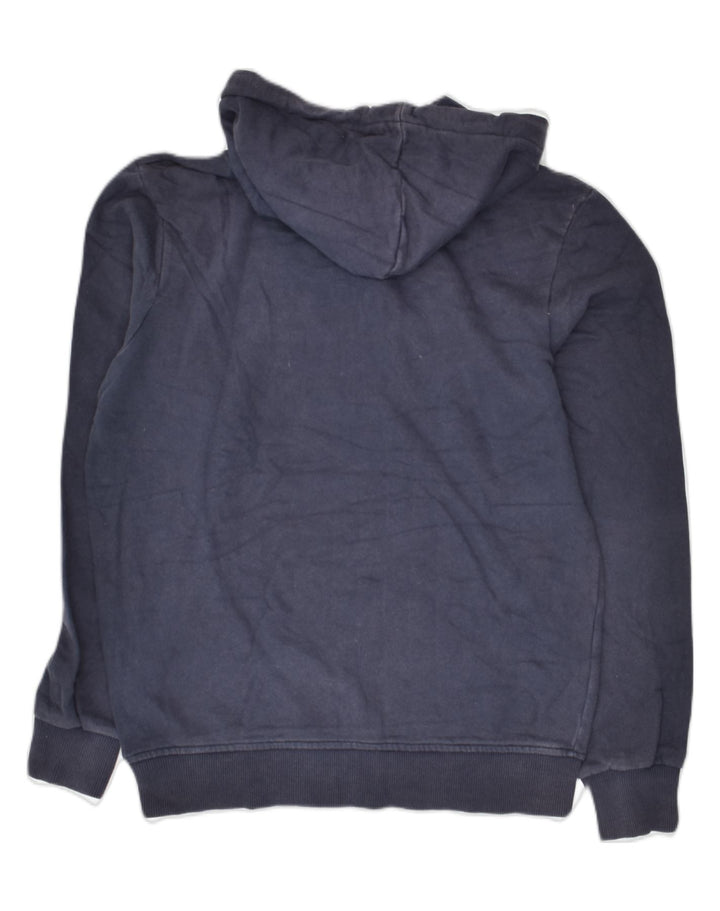 JACK & JONES Mens Hoodie Jumper Small Navy Blue Cotton | Vintage Jack & Jones | Thrift | Second-Hand Jack & Jones | Used Clothing | Messina Hembry 