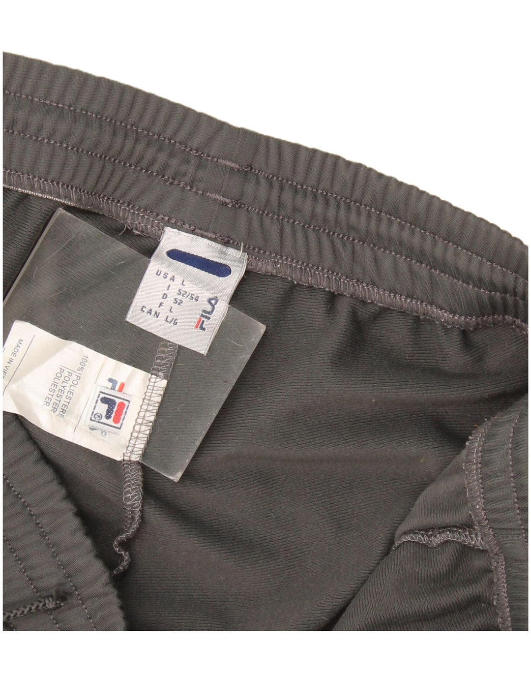Мужские спортивные брюки Fila, большие серые, полиэстер