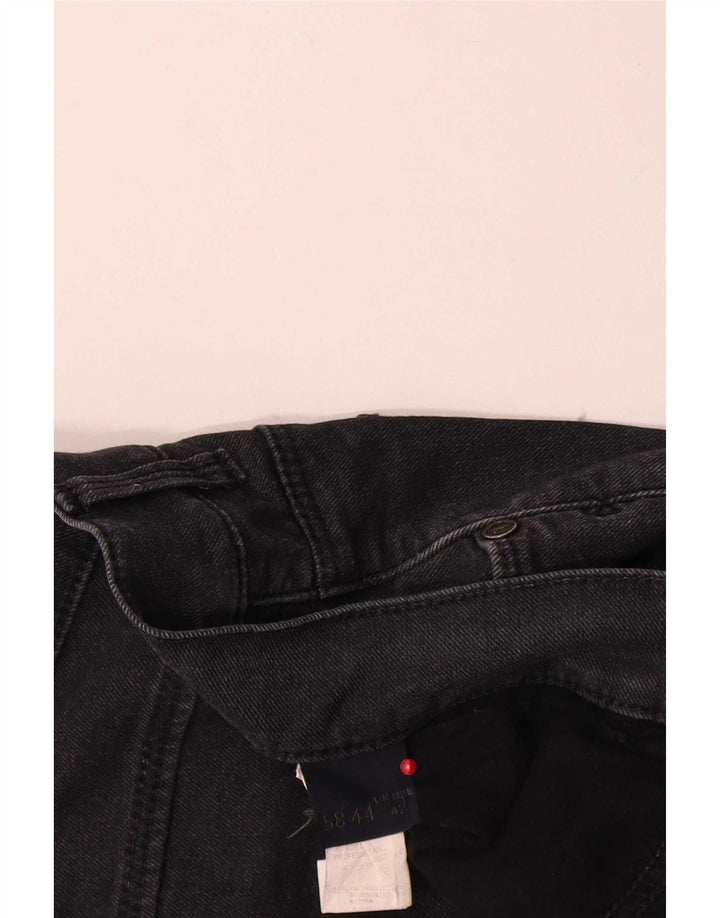 Мужские узкие джинсы Trussardi W42 L35, черный хлопок