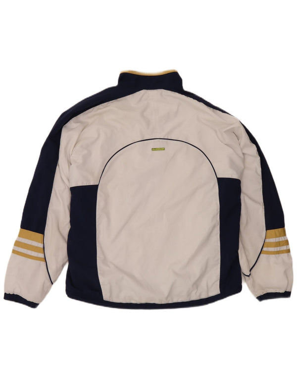 Женский спортивный костюм Adidas Top Jacket UK 14, большой белый с цветными блоками