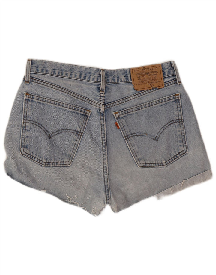 Женские джинсовые шорты Levi's W33, большие синие, хлопок