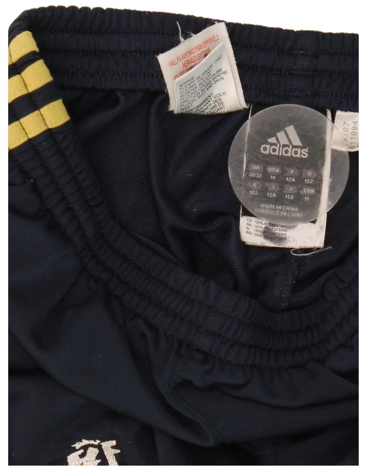Спортивные брюки Adidas для мальчиков 11-12 лет, темно-синий, полиэстер
