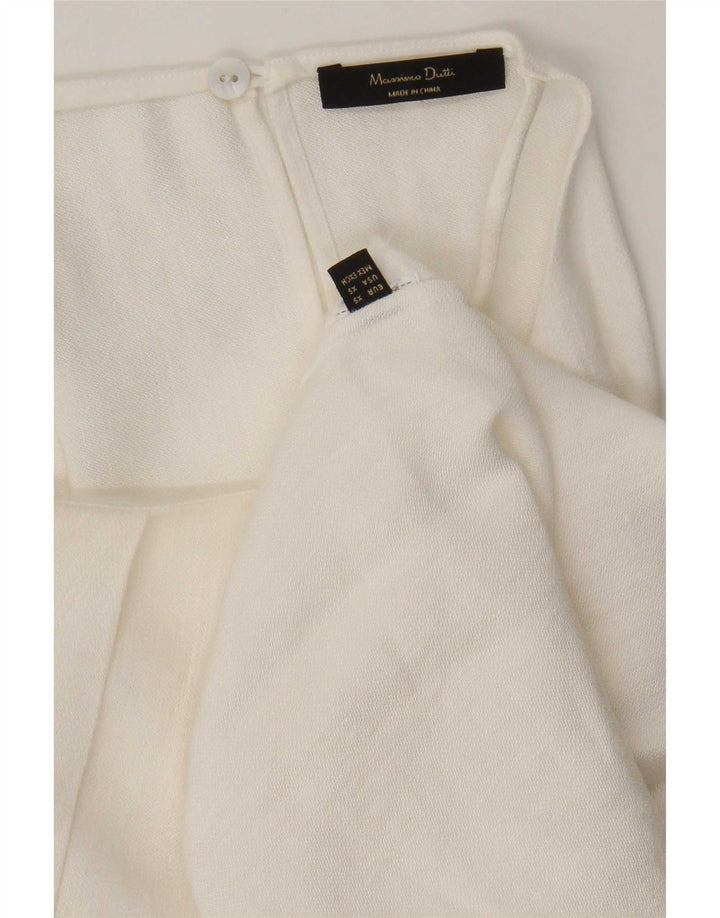 Женский топ с бретелькой Massimo Dutti UK 6 XS Белый