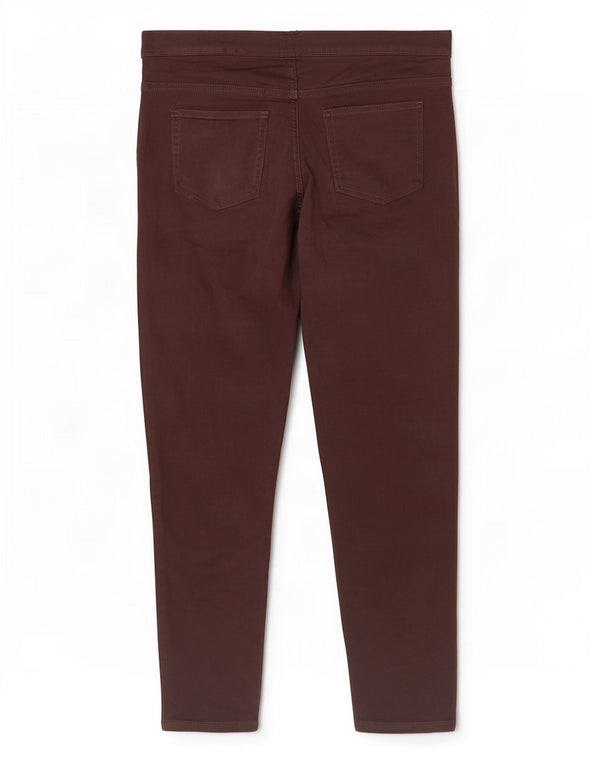 Женские джинсы джеггинсы Marks & Spencer UK 18 XL W36 L27 Коричневые хлопковые