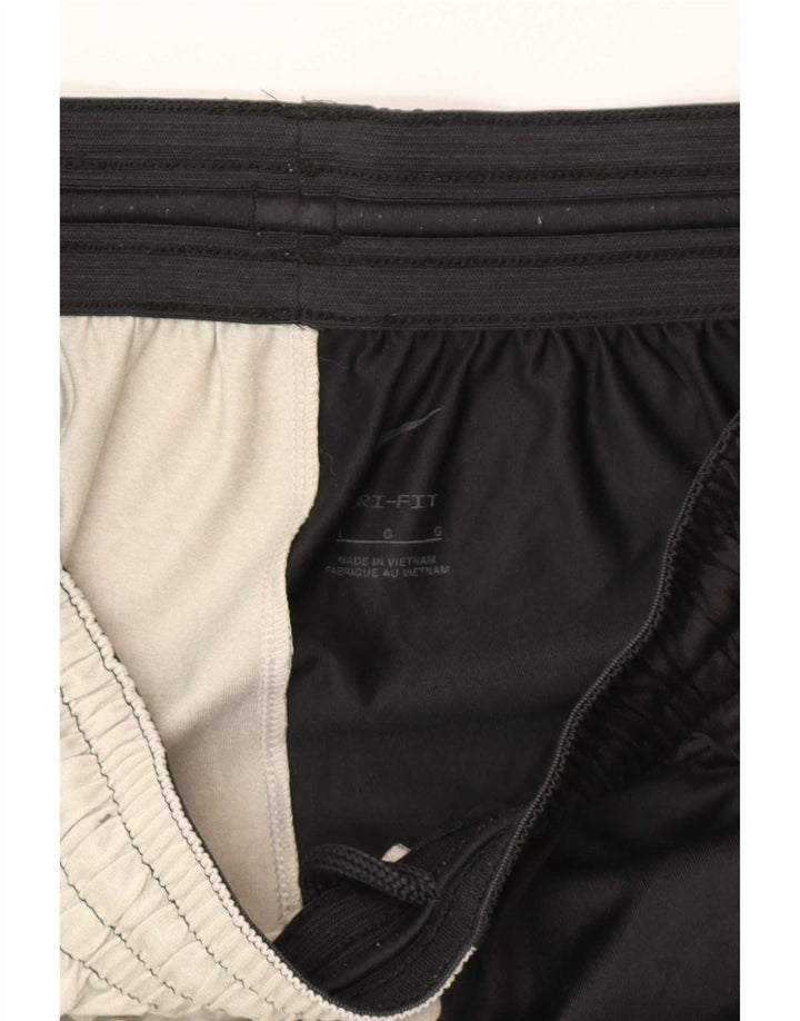 Мужские спортивные шорты Nike Dri Fit с графическим рисунком, большие черные полиэстер с цветными блоками