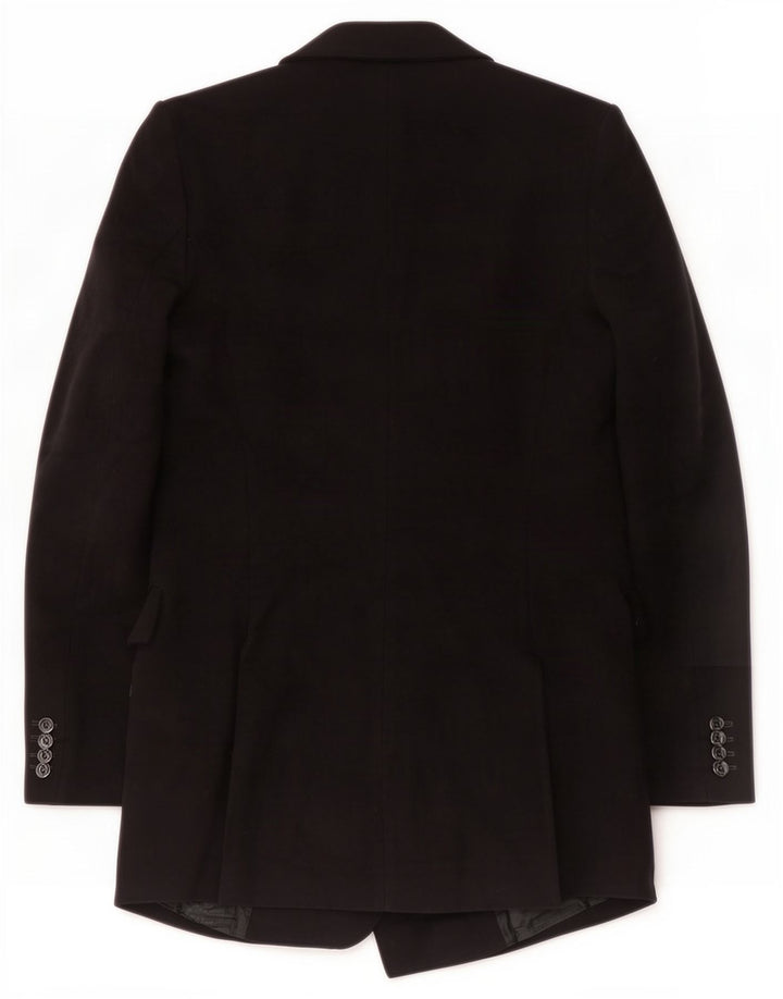 Женский двубортный пиджак Zara UK 12, средний черный