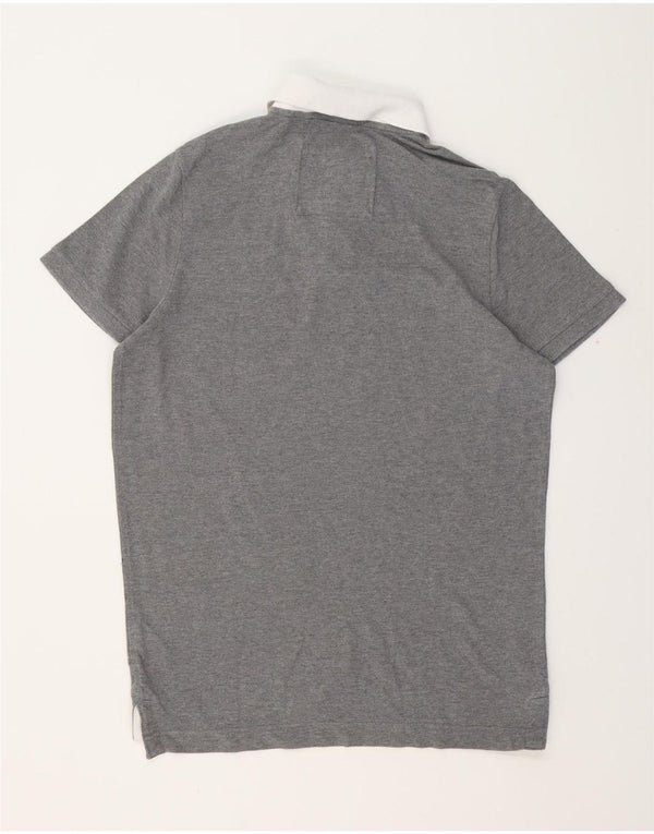 ABERCROMBIE & FITCH Мужская рубашка-поло Muscle 2XL, серый хлопок