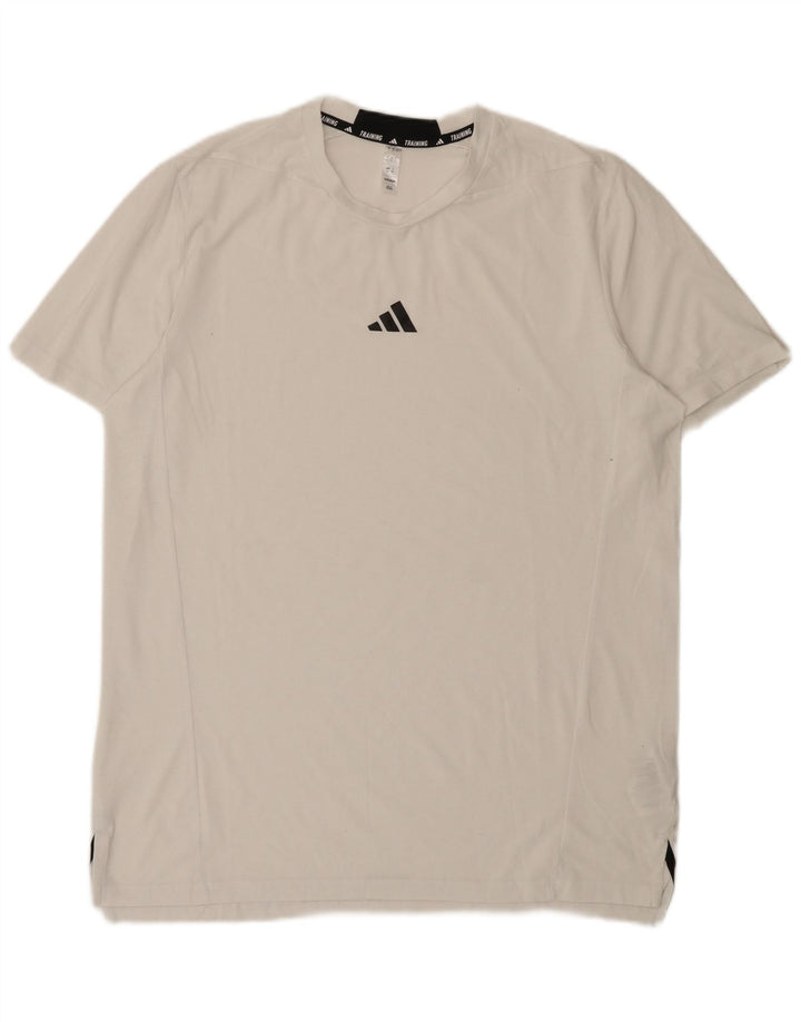 Мужская футболка Adidas Top Large White из полиэстера Sports